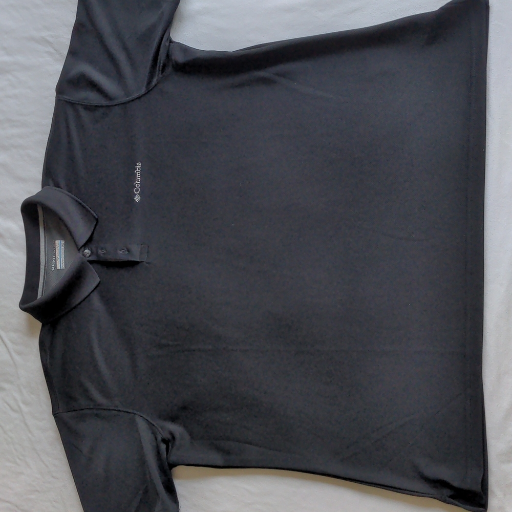 Columbia Omni-Wick black short sleeve polo shirt Size:Men's XL